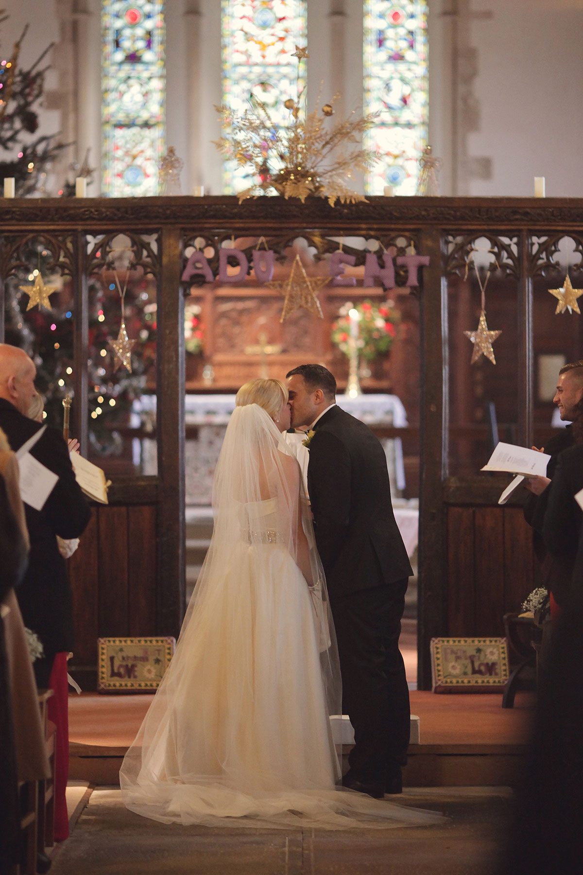 wedding kiss