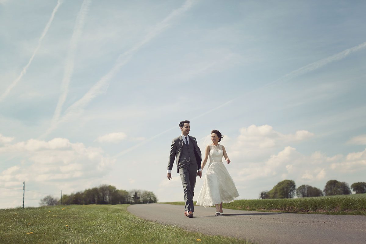 Driveway - Gloucestershire Wedding Photographer at Kingscote Barn - Bullit Photography in Cheltenham, Gloucestershire & the Cotswolds