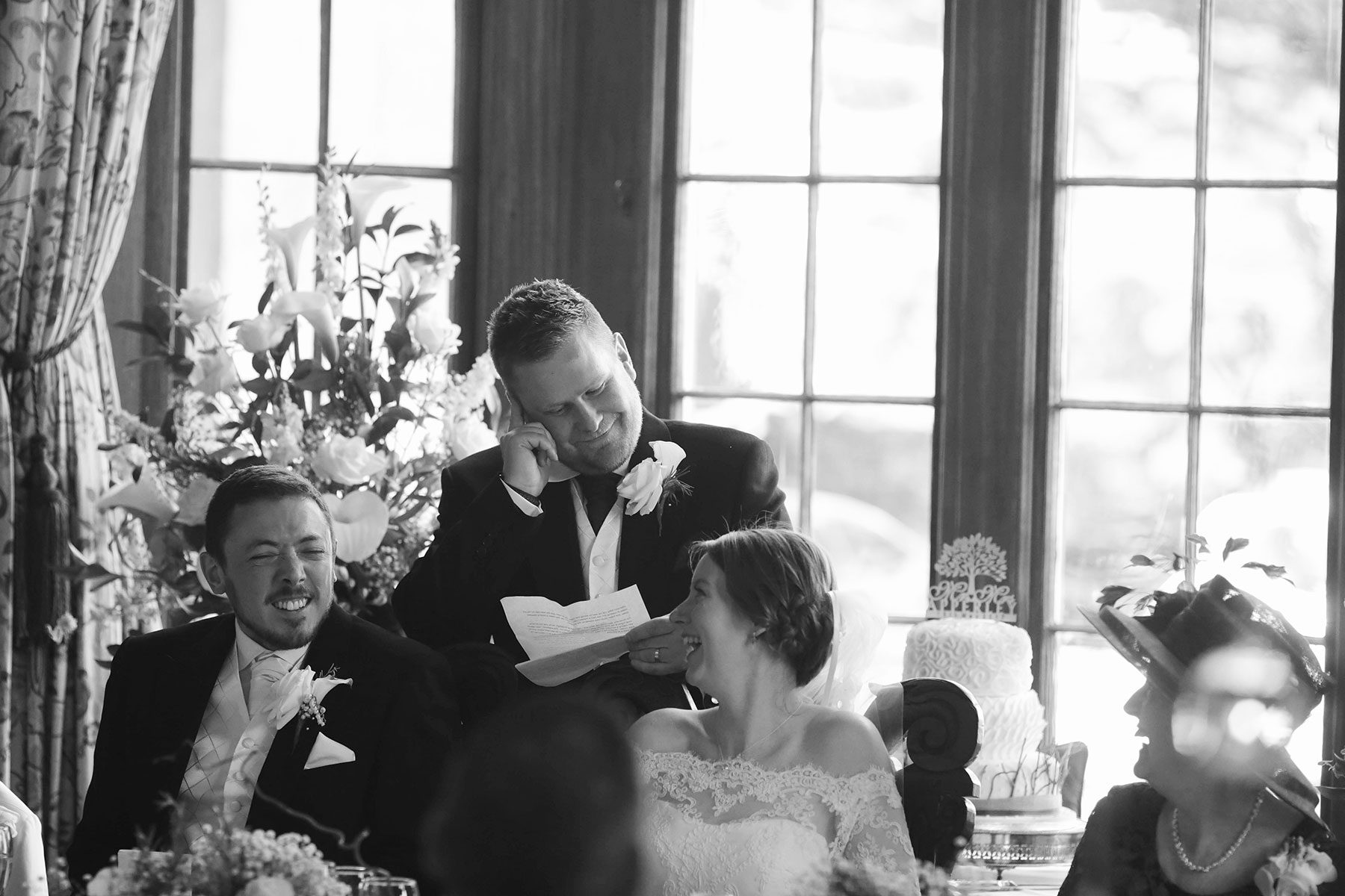 Best Man Speech - Wedding Photographer at Dumbleton Hall | Bullit - Cheltenham & Cotswolds