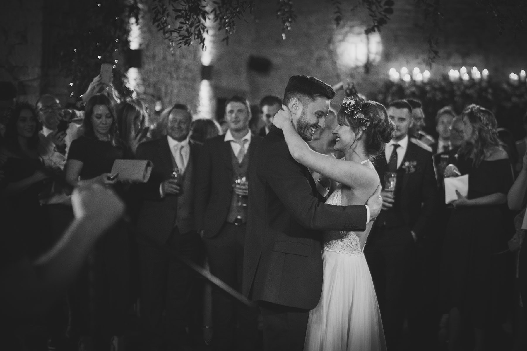 First Dance at Cripps Barn - Reportage Wedding Photography in Cheltenham | Bullit Photography