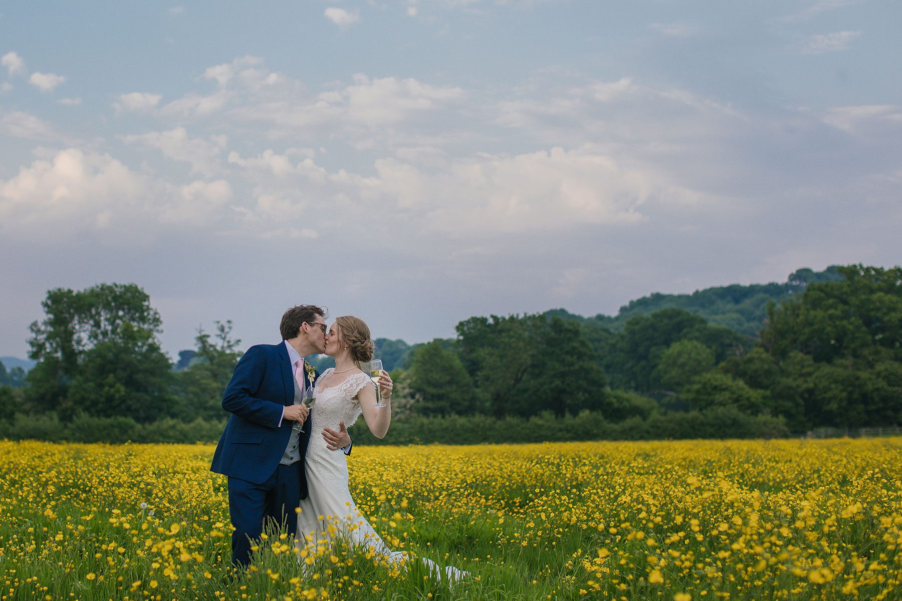 The fields - Reportage Wedding Photography in Cheltenham | Cheltenham Wedding Photographer