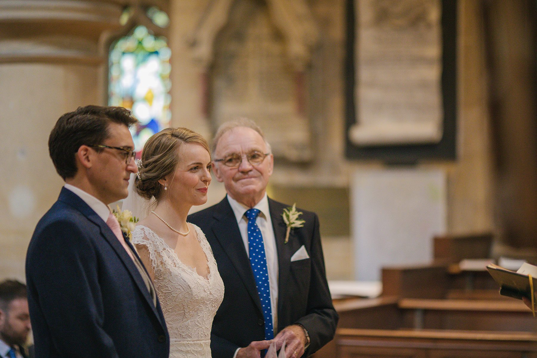 In the church - Reportage Wedding Photography in Cheltenham, Gloucestershire & the Cotswolds | Bullit Photography.
