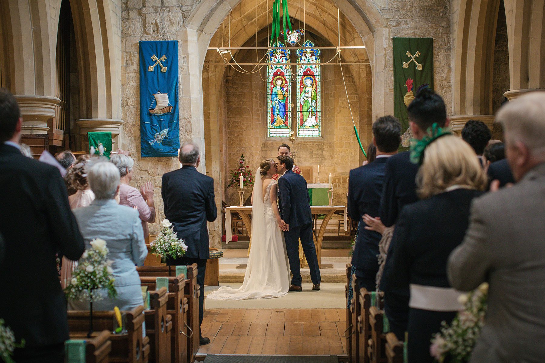 The Kiss - Reportage Wedding Photography in Cheltenham, Gloucestershire & the Cotswolds | Bullit Photography.