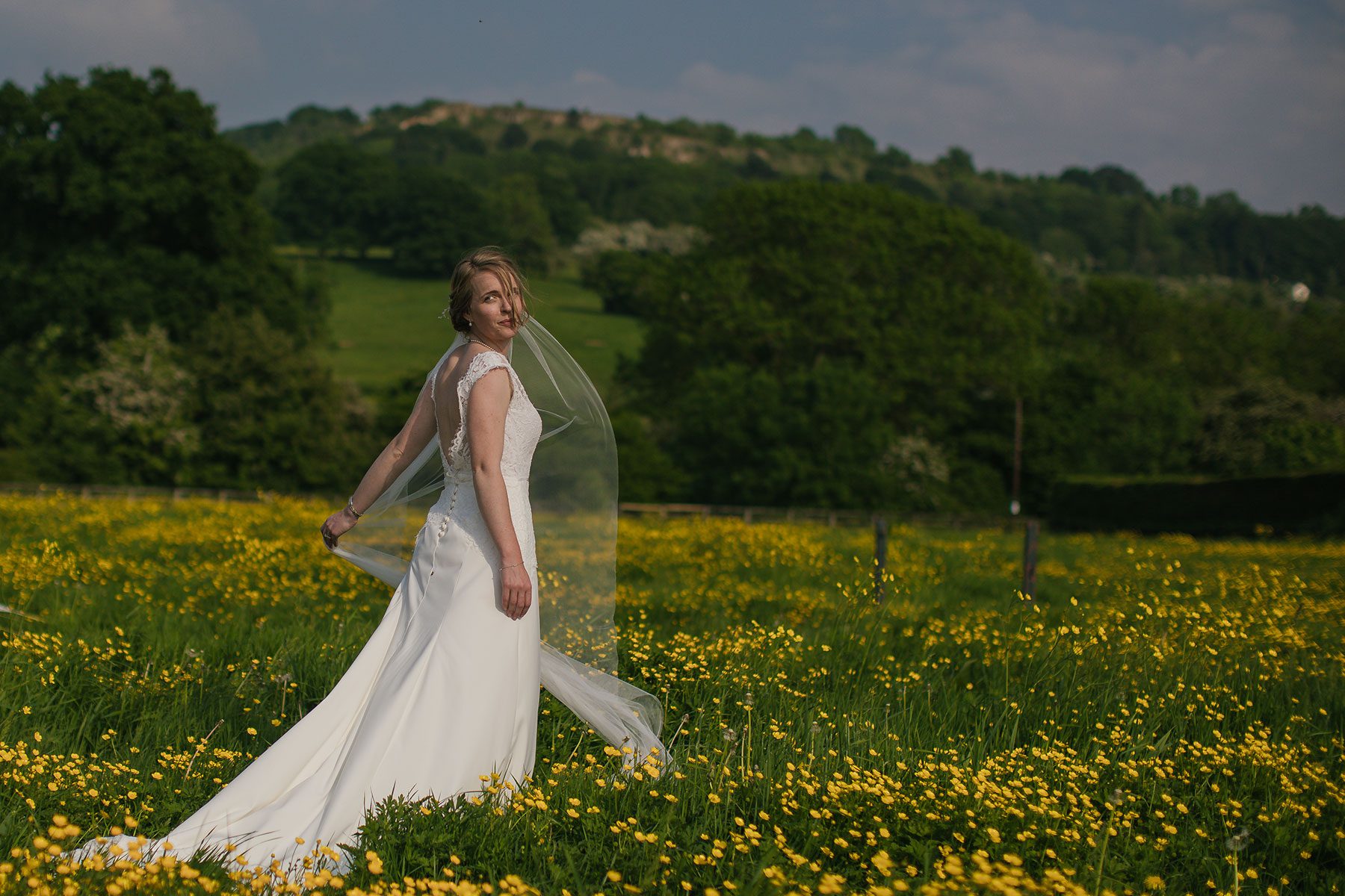 Bride in the breeze - Bullit Photography