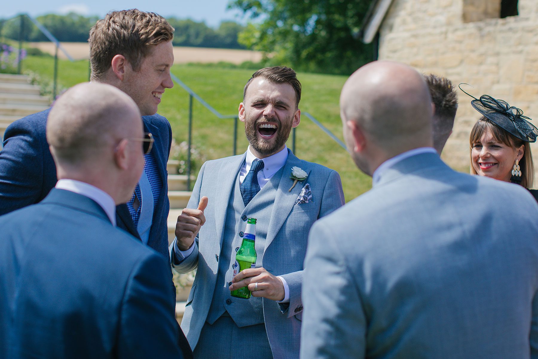 Fun outdoors - Reportage Wedding at Upcote Barn | Bullit