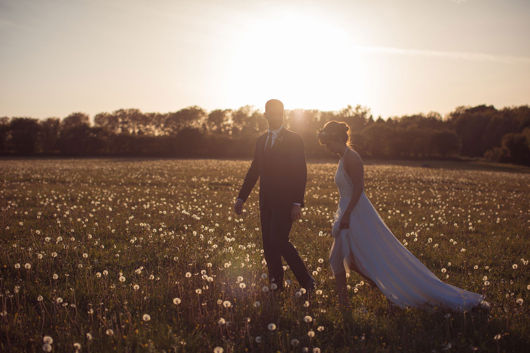 sunset at cripps barn