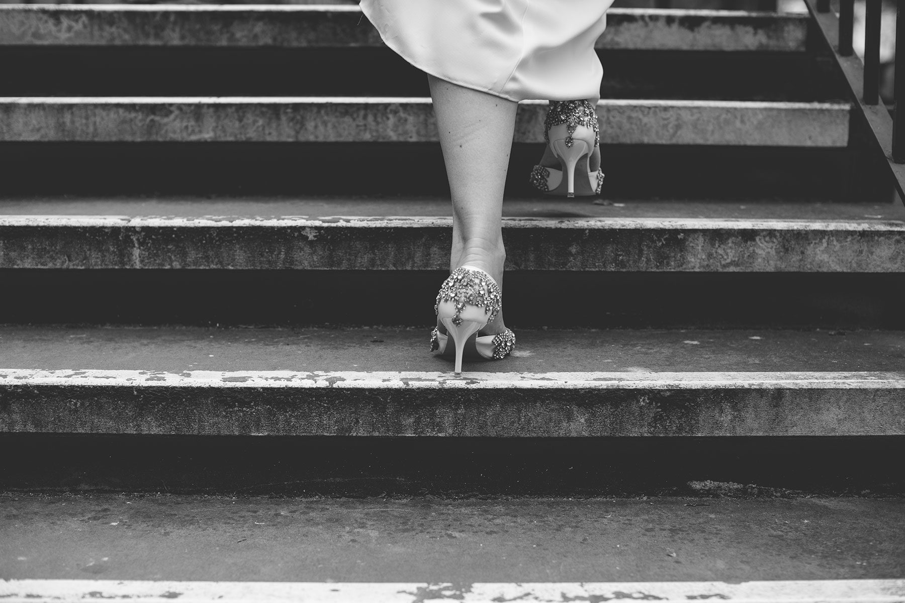 shoes on steps