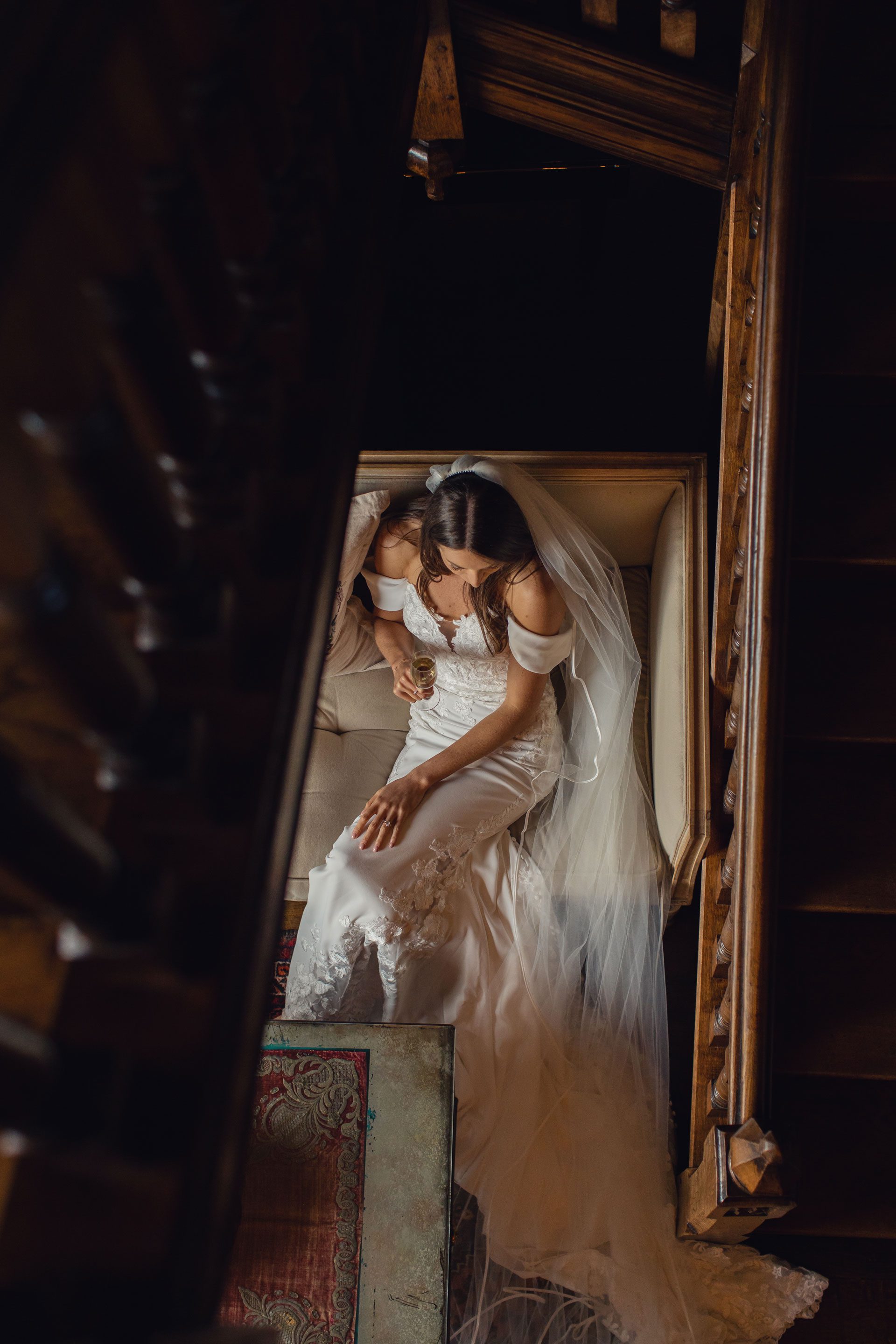 the bride from above