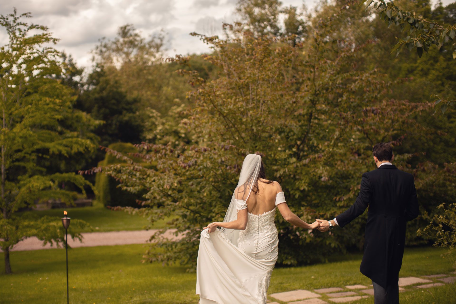 walking through the grounds of Dewsall court