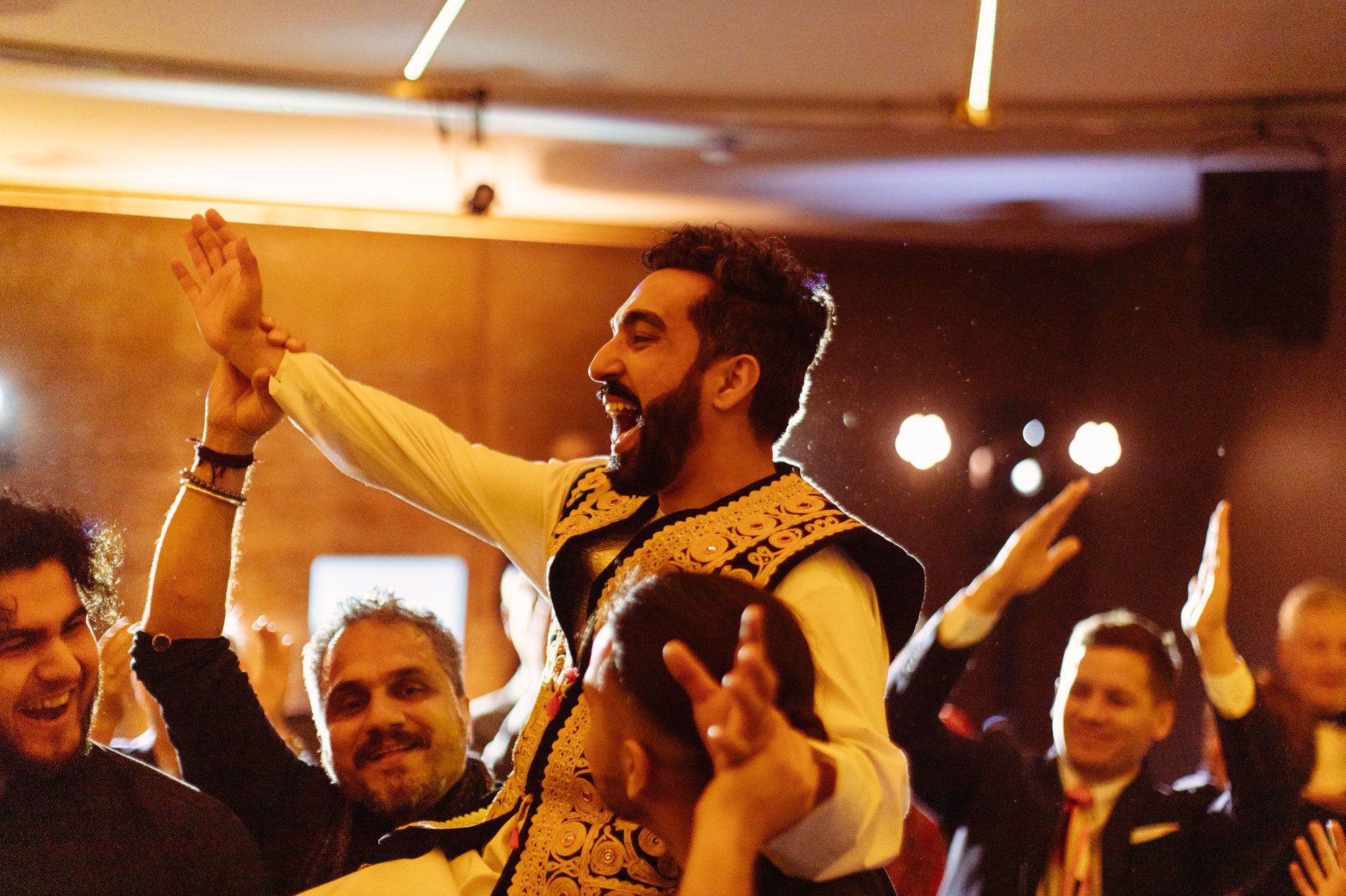 dancing afghan wedding